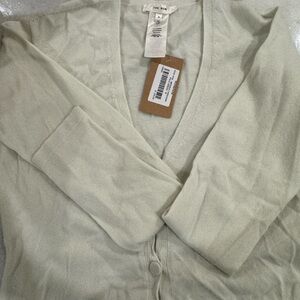 The Row Light neutral Cashmere Cardigan